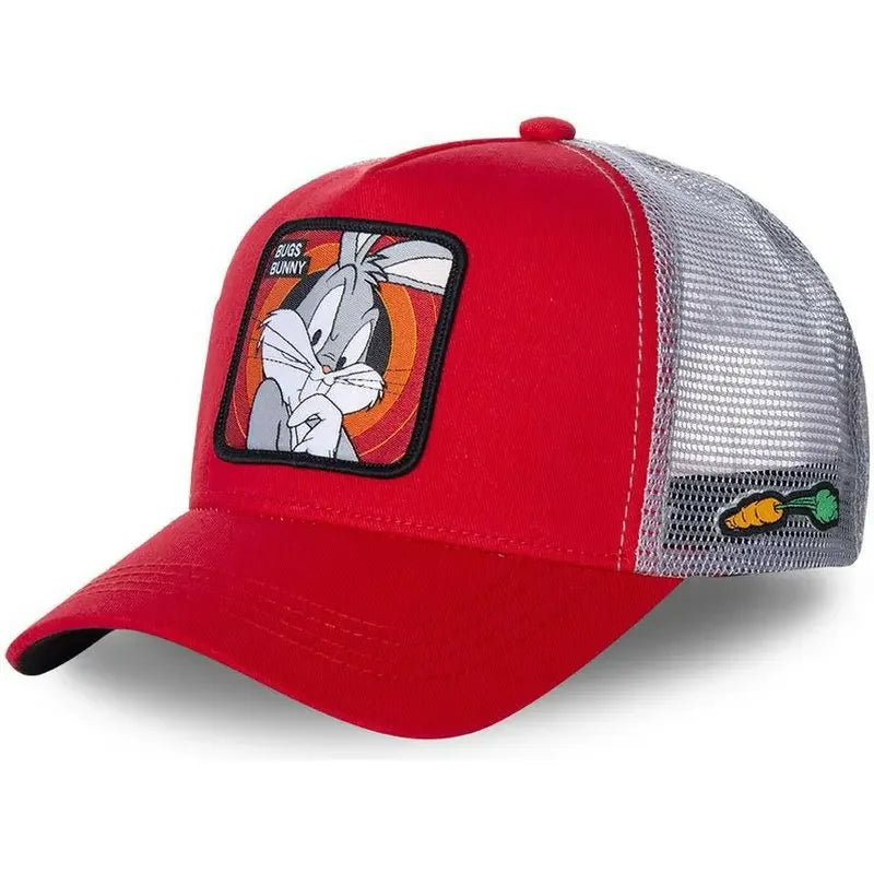 Anime Cartoon Cap High Quality Patch Draw Baseball Cap Men Trucker Hat