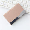 Aluminum Storage Box Business ID Credit Card Holder Mini Suitcase Bank Card Box Holder