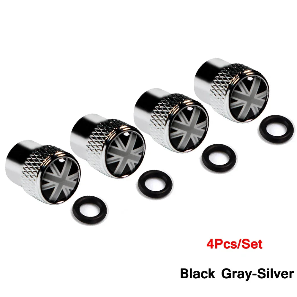 Tire Valve Caps Universal Fits All Cars Trucks SUV Bike Bicycle Motorcycle Car Aluminum Alloy Tyre Valve Dust Covers