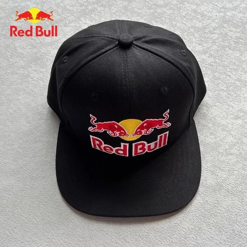 Red Bull baseball cap for spring and autumn outdoor adjustable casual hat, sun protection hat