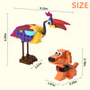 The Bird Peluche Building Block Educational DIY Toys Flying Balloon House Model For Kid Birthday Gifts