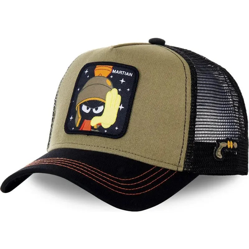 Anime Cartoon Snapback Cotton Baseball Cap Men Women Hip Hop Dad Mesh Hat Trucker