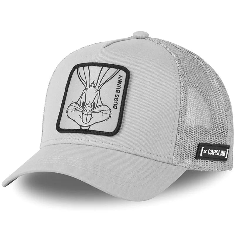 Anime Cartoon Cap High Quality Patch Draw Baseball Cap Men Trucker Hat