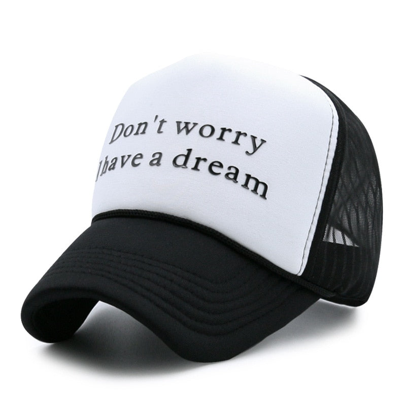 Hats Men Cool Hiphop Punk Rock Truck Cap Women Fashion Mesh Baseball Caps