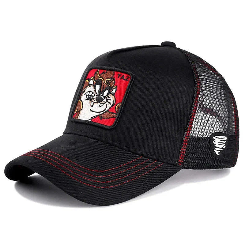 Anime Cartoon Snapback Cotton Baseball Cap Men Women Hip Hop Dad Mesh Hat Trucker