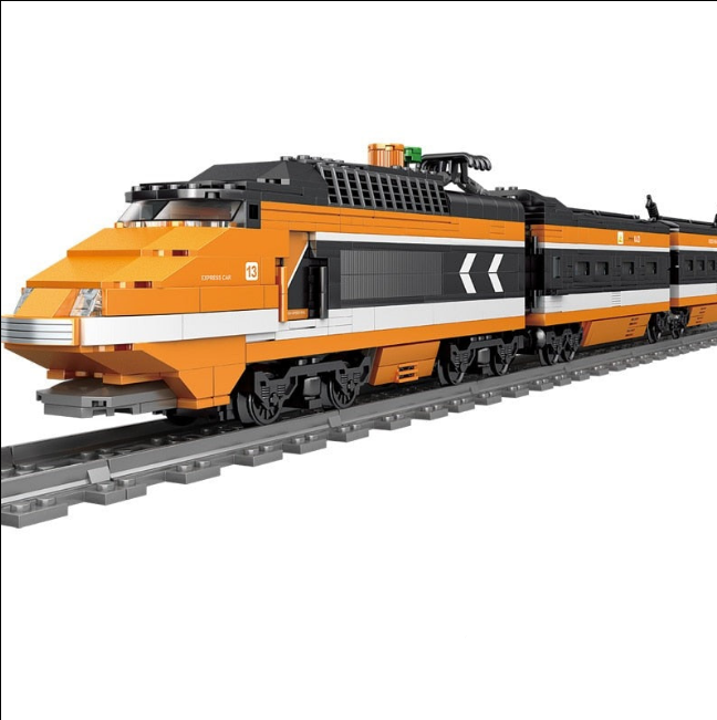 City Train Power Function Compatible All Brands high-tech Creative Building Blocks Bricks Tech Toys