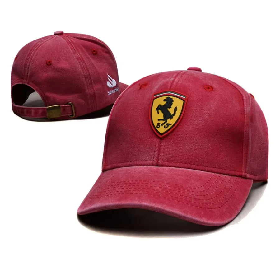 SF Team Cap Baseball Hat Formula One Racing Hat Sunshade Cap