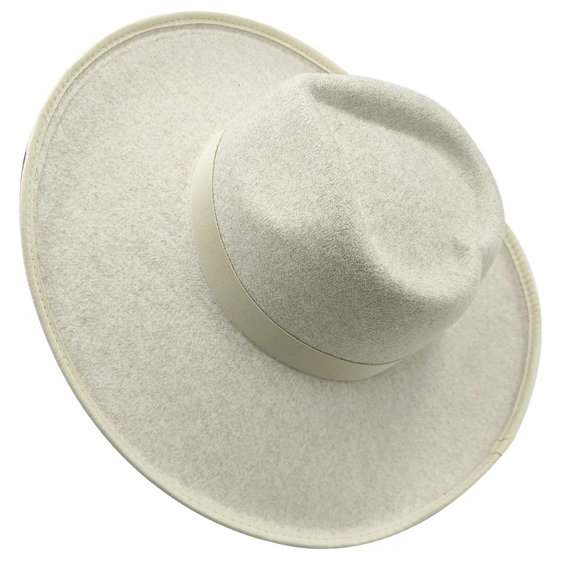 Love top fedora new peach bridge edge fedora big size monochrome new neutral fedora brim big size jazz hat winter