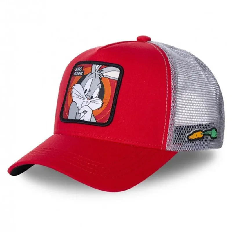 Anime Cartoon Snapback Cotton Baseball Cap Men Women Hip Hop Dad Mesh Hat Trucker
