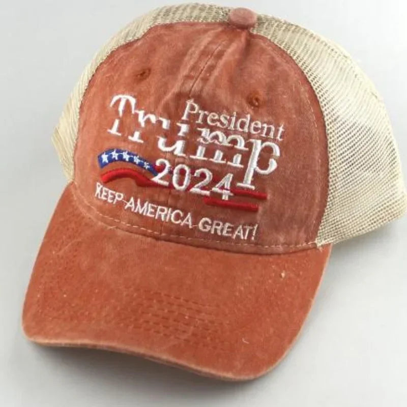 Trump 2024 Cap, SAVE AMERICA AGAIN, Knitted Embroidered Sports Camo Hat,TAKE AMERICA BACK