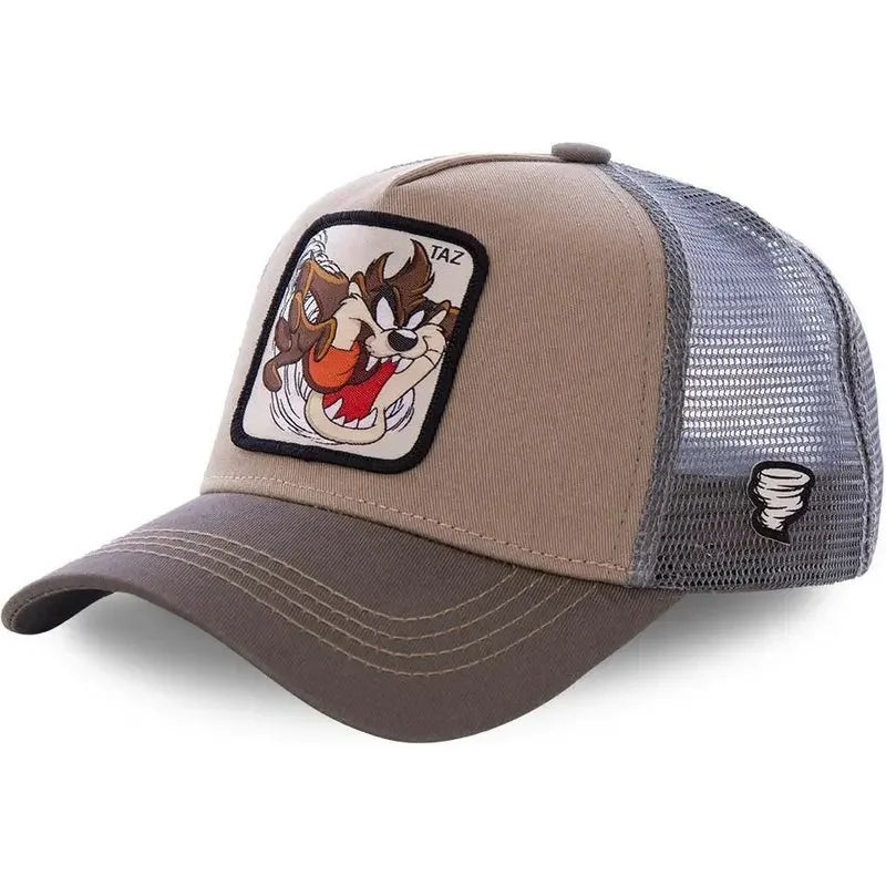 Anime Cartoon Snapback Cotton Baseball Cap Men Women Hip Hop Dad Mesh Hat Trucker