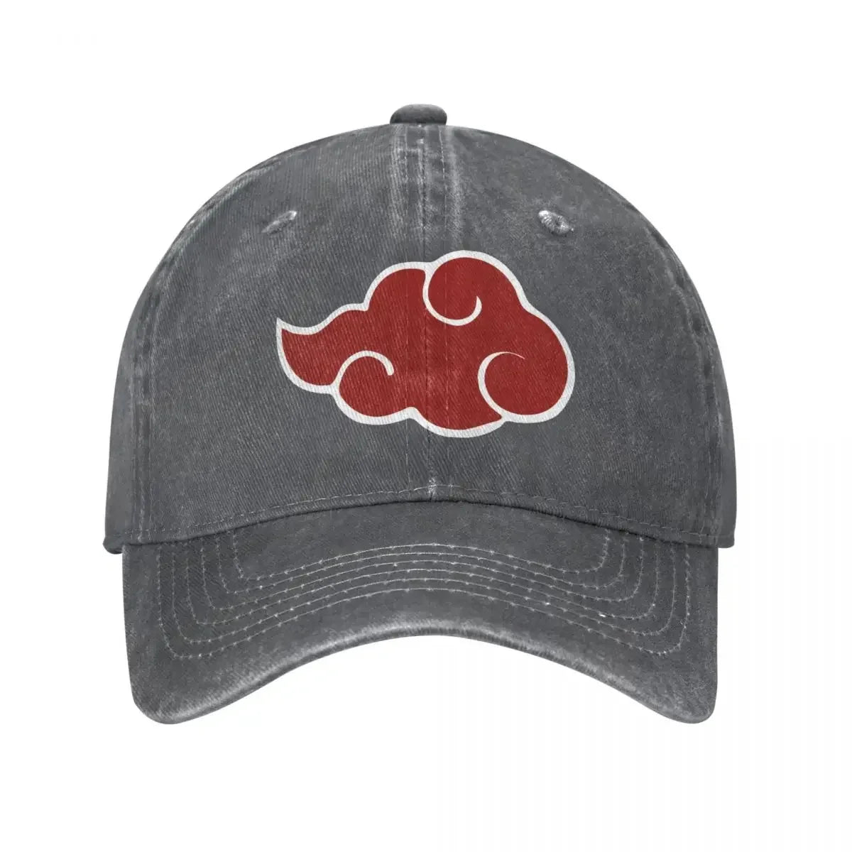Akatsuki Pein Japan Anime Streetwear Harajuku Baseball Cap Distressed Denim Washed Sun Cap Outdoor All Seasons Travel Caps Hat