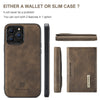 2 In 1 Detachable Magnetic Leather Case for IPhone 13 12 14 11 Pro Max Xs XR 7 8 Plus Se2020 Wallet Cover Cards Holder Pocket
