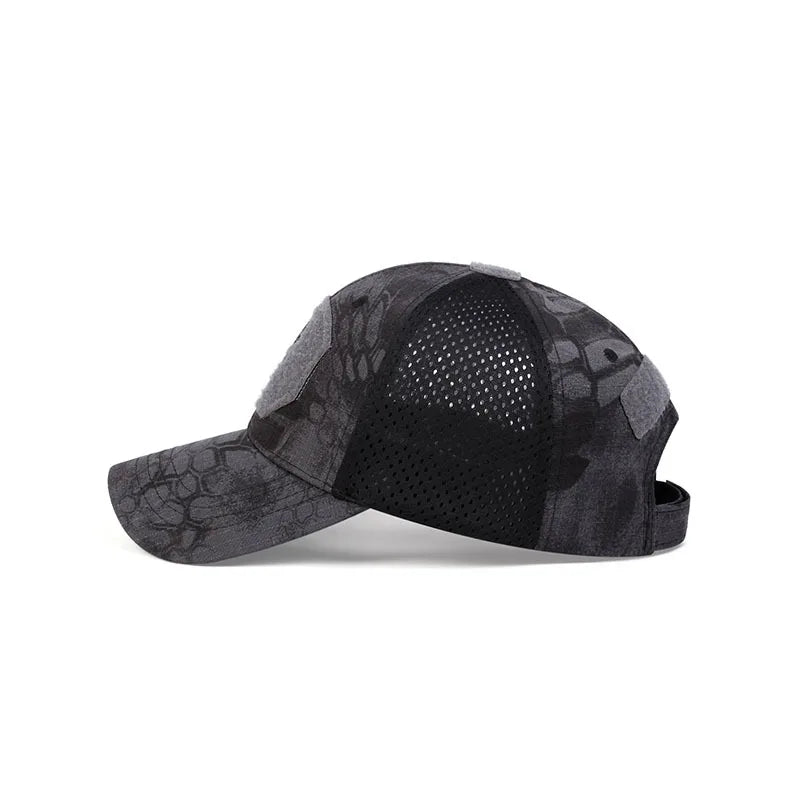Skull Embroidered Top with Patch Breathable Baseball Caps Spring and Autumn Outdoor Adjustable Casual Hat Sunscreen Hat