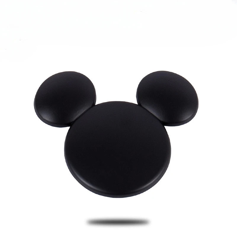 Car window decoration ears metal car stickers 3D stereo creative car logo Mickey Minnie decoration stickers