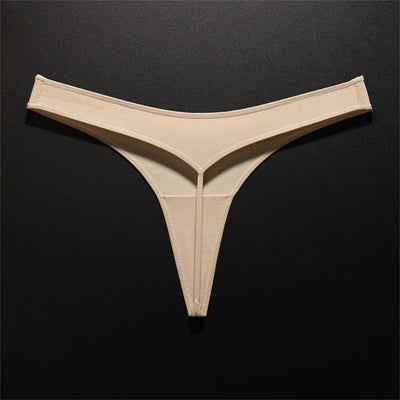 G String Women T Back Seamless Thong Underwear Girls Plus Size Elastic T-pants Lingerie S-XL
