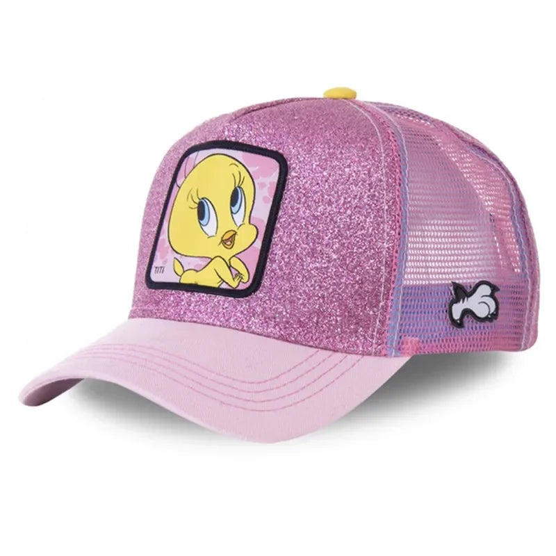 Anime Cartoon Snapback Cotton Baseball Cap Men Women Hip Hop Dad Mesh Hat Trucker