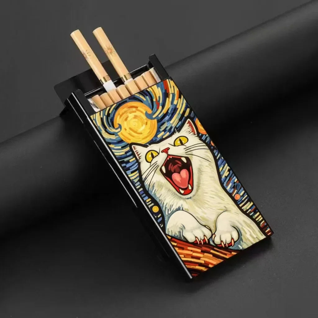 Cigarette Box Creative Personalized Cigarette Box Painted and Creative Picture Cigarette Box Beautiful Pattern