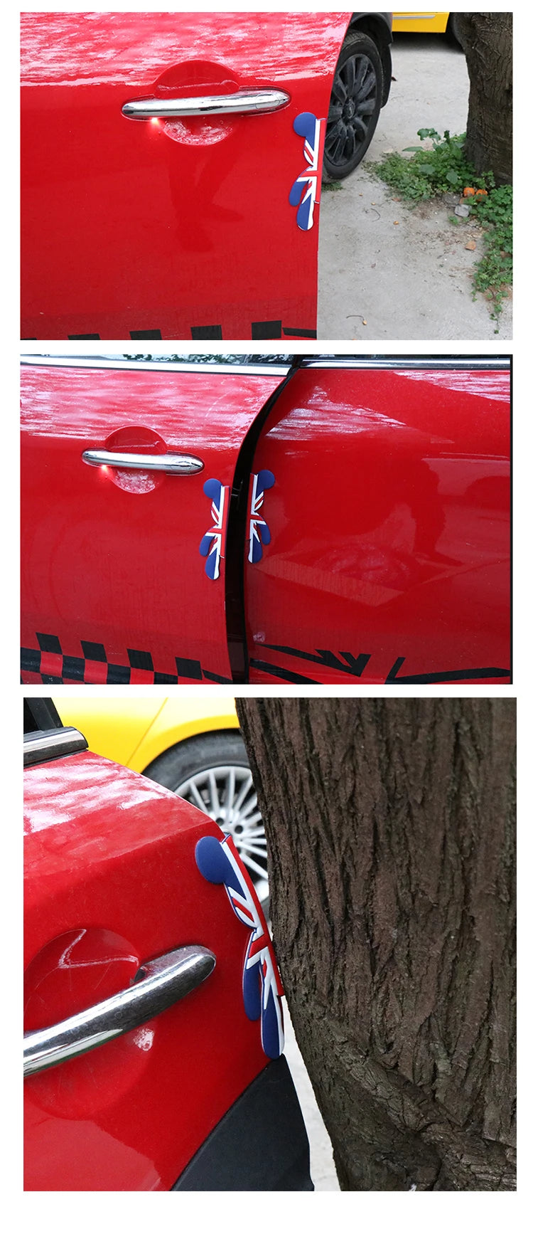 Car Door Edge Protector Strips Car Anti-collision Anti-scratch Silica Gel Stickers Accessories