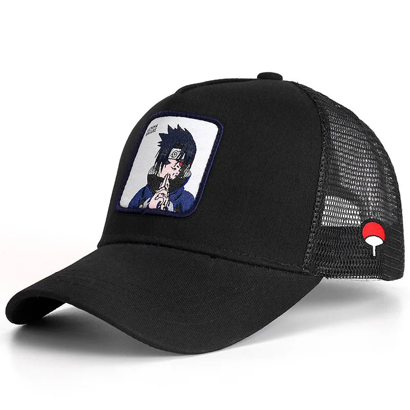 Naruto New Baseball Cap Uchiha Itachi Anime Styles Cap Men Women Hip Hop Dad Adjustable Mesh Hat Trucker Hat