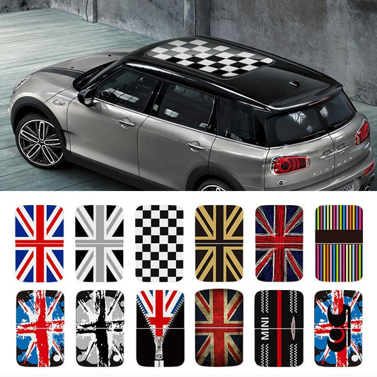 Car sunroof decorative stickers car styling for MINI cooper one F55 F56 F60 R55 R56 R60 R61