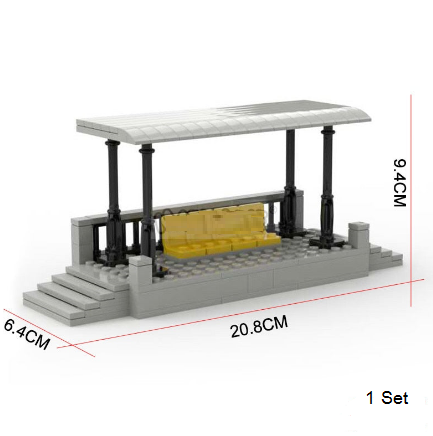 City Train Railway Build Model Kit Soft Cruved Straight Tracks Traffic Light Tunnel Compatible 53401 Blocks Bricks