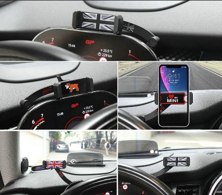 Phone Holder Fold Bracket For MINI Cooper Countryman F60 F55 F56 Clubman F54 2021 LCD Tachometer