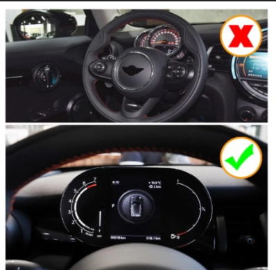 Phone Holder Fold Bracket For MINI Cooper Countryman F60 F55 F56 Clubman F54 2021 LCD Tachometer