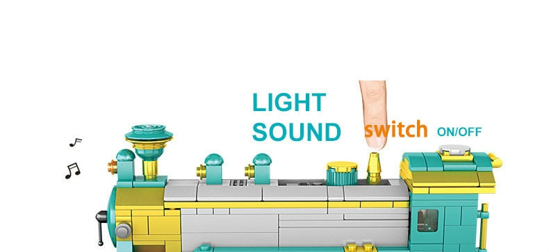 City Train Power Function Compatible All Brands high-tech Creative Building Blocks Bricks Tech Toys