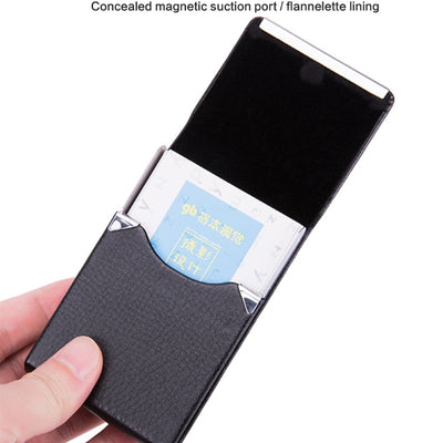 Cigarette Case Aluminum Alloy Business Card Holder Storage Creative Clamshell Box Male Cigarette Case