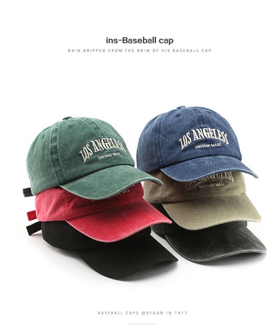 Baseball Cap for Men and Women Fashion Embroidery Hat Cotton Soft Top Caps Casual Retro Snapback Hats Unisex