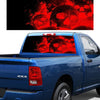 Surprising Pickup Truck 3D Rear Windshield Poster Decal Scary Unique Thriller Sticker Car Accessories