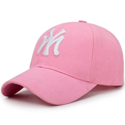 baseball caps spring and summer letter my embroidered snapback hats for men women cotton casquette dad hat fashion hip hop hat pink / adjustable
