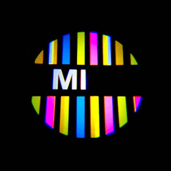 car door welcome light led mood projector auto logo for mini cooper 4300k white yellow