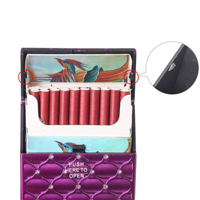 Long Slim Cigarette Case Cover For Thin Cigarettes Case Hard Plastic Tobacco Box