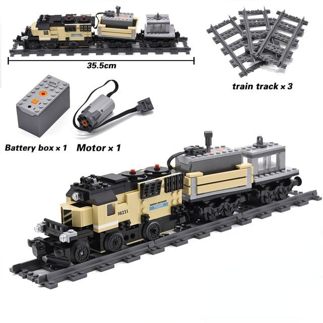 City Train Power Function Compatible All Brands high-tech Creative Building Blocks Bricks Tech Toys