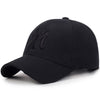 baseball caps spring and summer letter my embroidered snapback hats for men women cotton casquette dad hat fashion hip hop hat black / adjustable