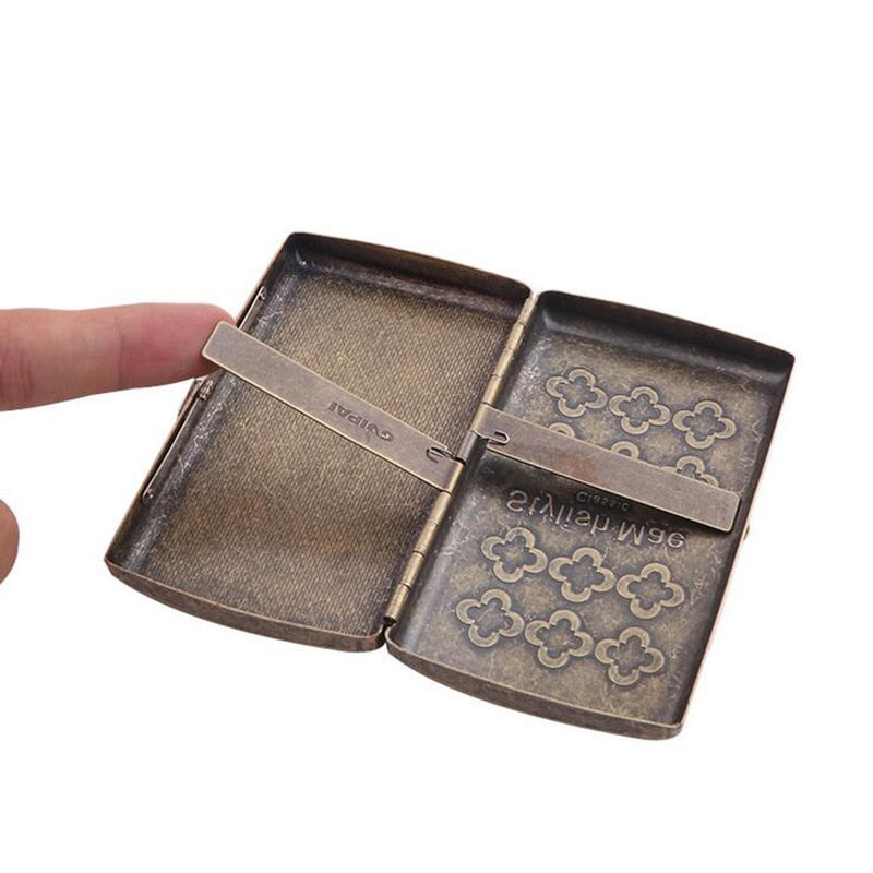 Cigarette Case with Gift Box Smoking Cigarette Box Tobacco Holder 12 Pcs