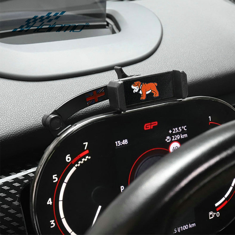 Phone Holder Fold Bracket For MINI Cooper Countryman F60 F55 F56 Clubman F54 2021 LCD Tachometer