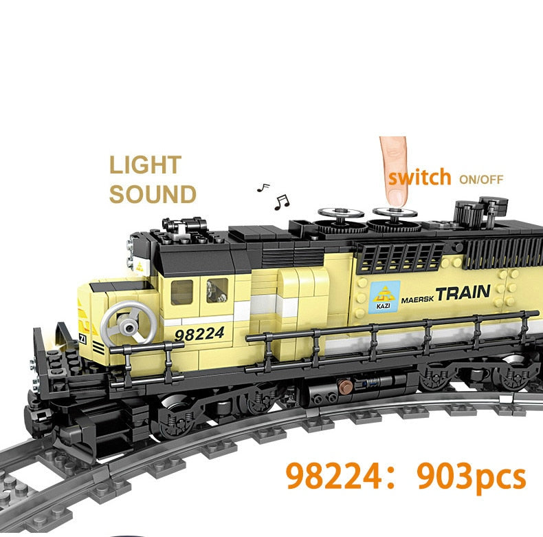City Train Power Function Compatible All Brands high-tech Creative Building Blocks Bricks Tech Toys