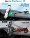 Phone Holder for Car【360° Widest View】9in Flexible Long Arm, Universal Handsfree Auto Windshield Air Vent Phone Mount