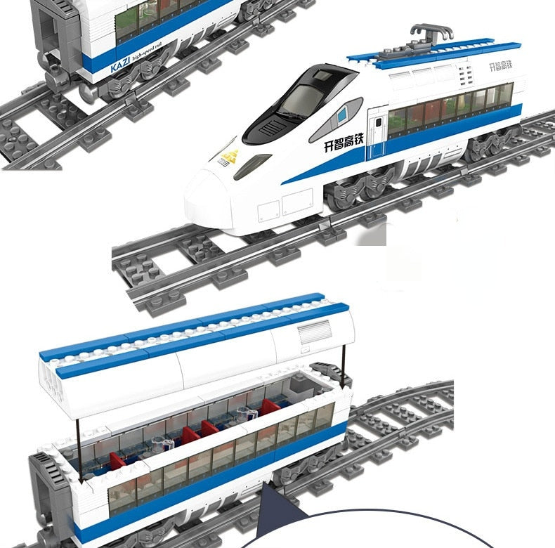 City Train Power Function Compatible All Brands high-tech Creative Building Blocks Bricks Tech Toys