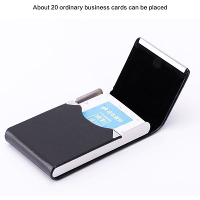 Cigarette Case Aluminum Alloy Business Card Holder Storage Creative Clamshell Box Male Cigarette Case