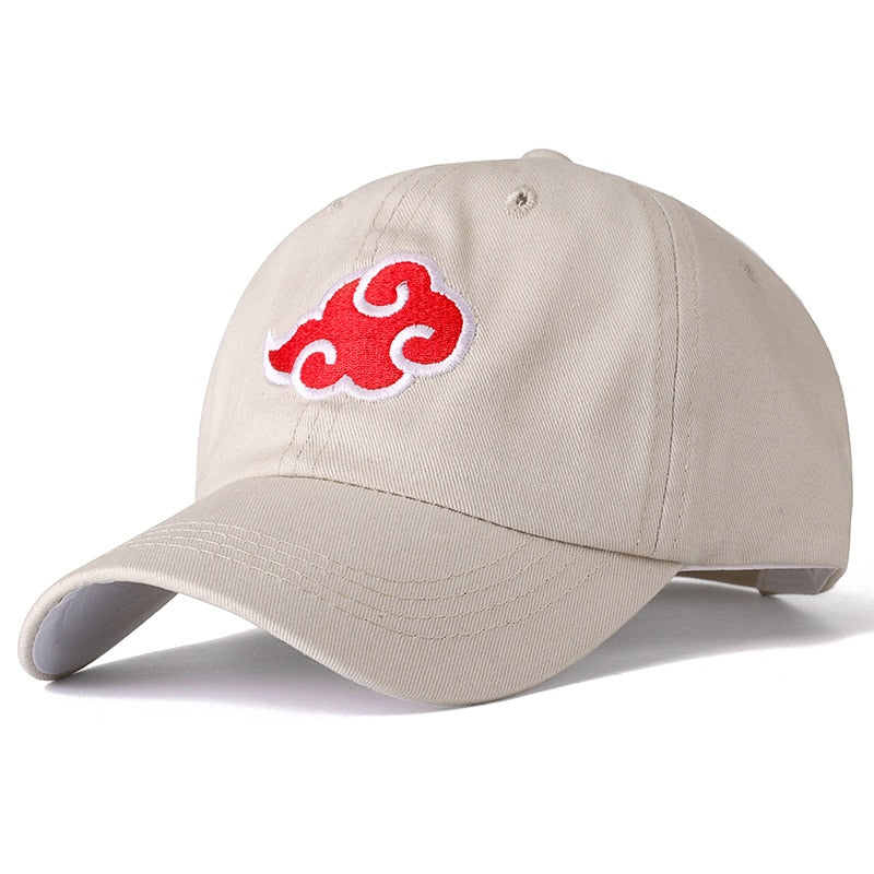 anime dad hat naruto cotton cap japanese akatsuki logo embroidery baseball caps black snapback hat