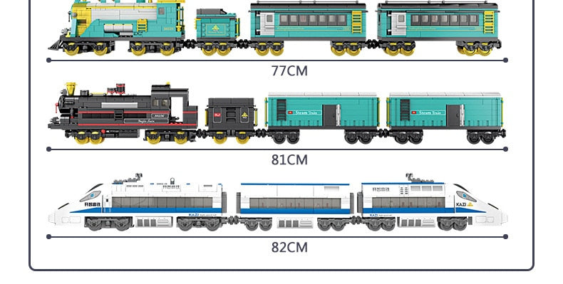 City Train Power Function Compatible All Brands high-tech Creative Building Blocks Bricks Tech Toys