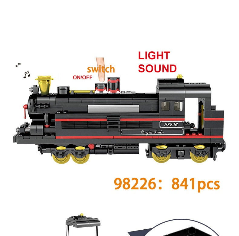 City Train Power Function Compatible All Brands high-tech Creative Building Blocks Bricks Tech Toys