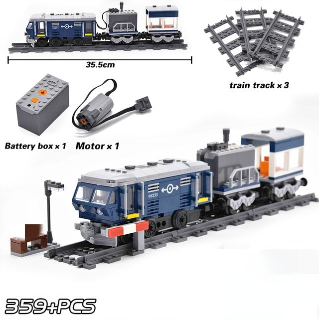 City Train Power Function Compatible All Brands high-tech Creative Building Blocks Bricks Tech Toys