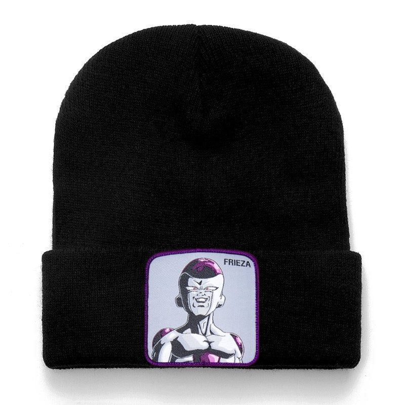 Anime Cartoon Beanie High Quality Cotton Beanies for Men Women Warm Knitted Winter Hat Fashion Solid Unisex Cap