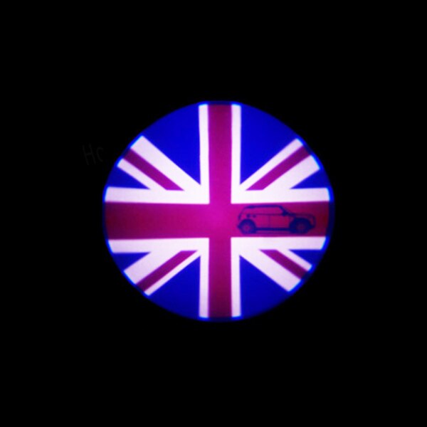 car door welcome light led mood projector auto logo for mini cooper red