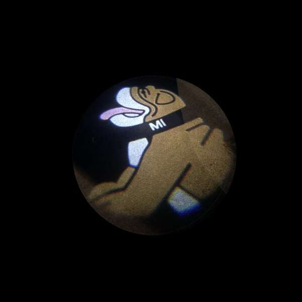 car door welcome light led mood projector auto logo for mini cooper yellow